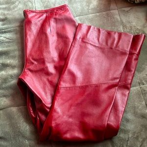 WM Wilson’s Leather flare pants M(10)